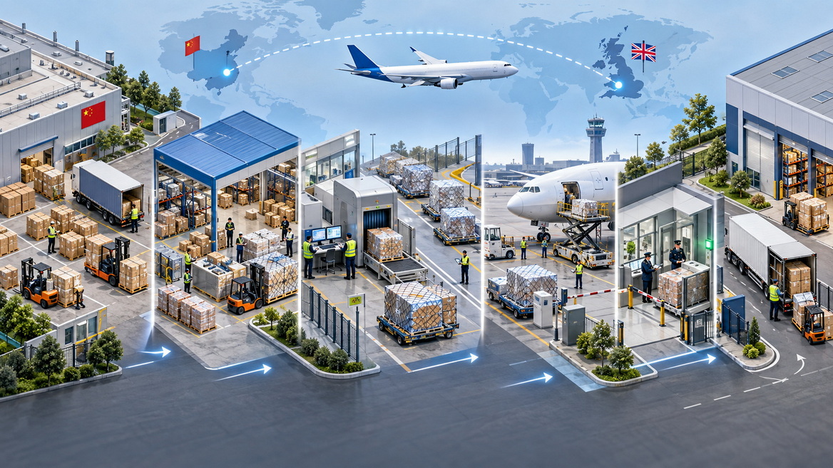 China UK Air Freight Supply Chain Control China UK Air Freight Supply Chain Control