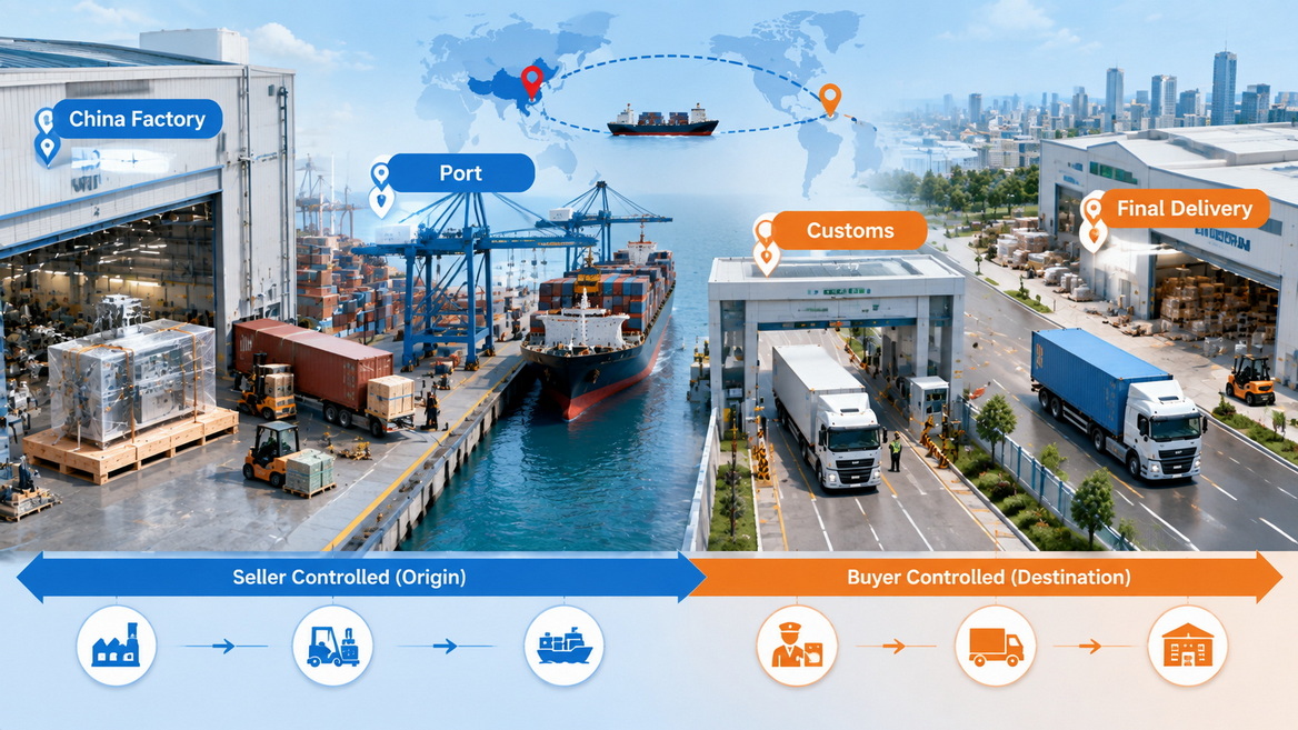 Industrial Equipment Shipping Responsibility Flow Industrial Equipment Shipping Responsibility Flow