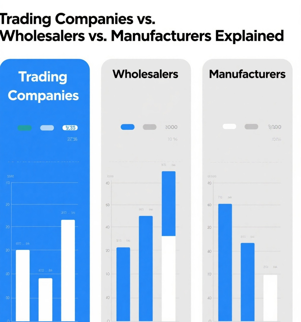 Trading Companies vs Manufacturers Trading Companies vs Manufacturers