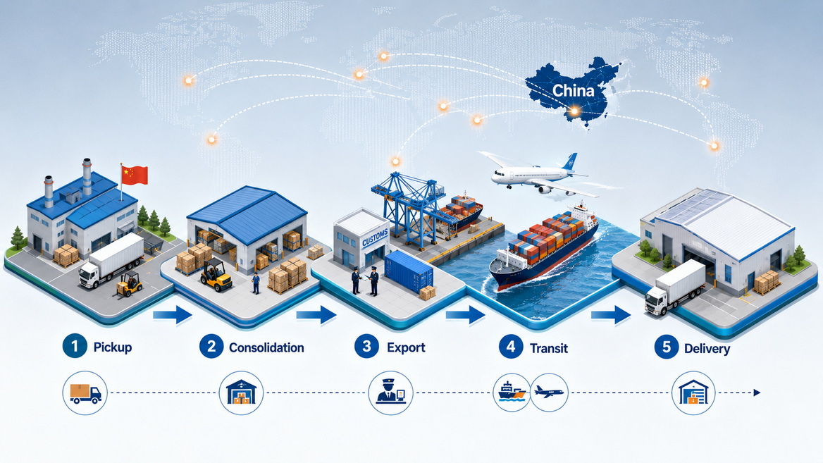 Door To Door Shipping Process Door To Door Shipping Process
