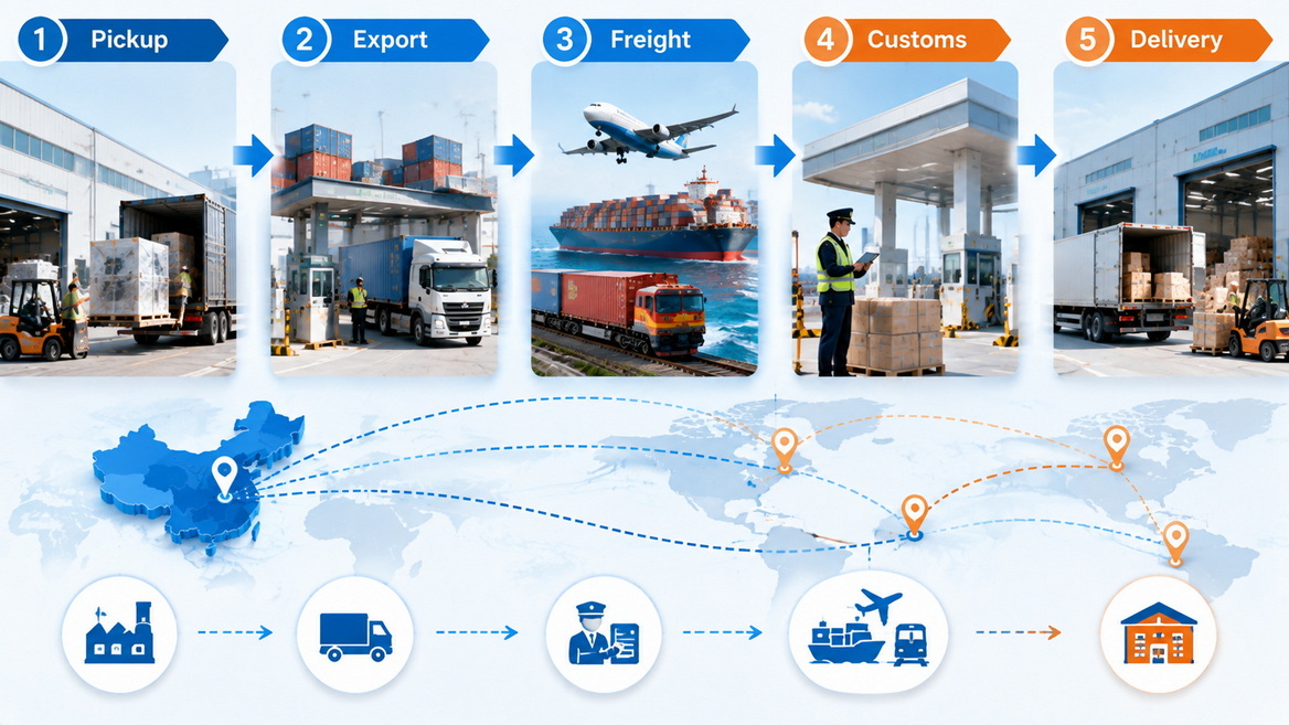 Door To Door Shipping Process Door To Door Shipping Process