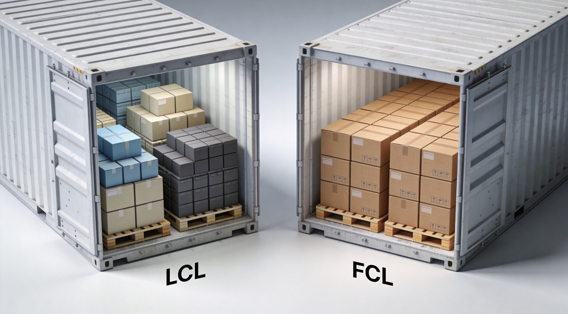 LCL And FCL Shipping Comparison LCL And FCL Shipping Comparison
