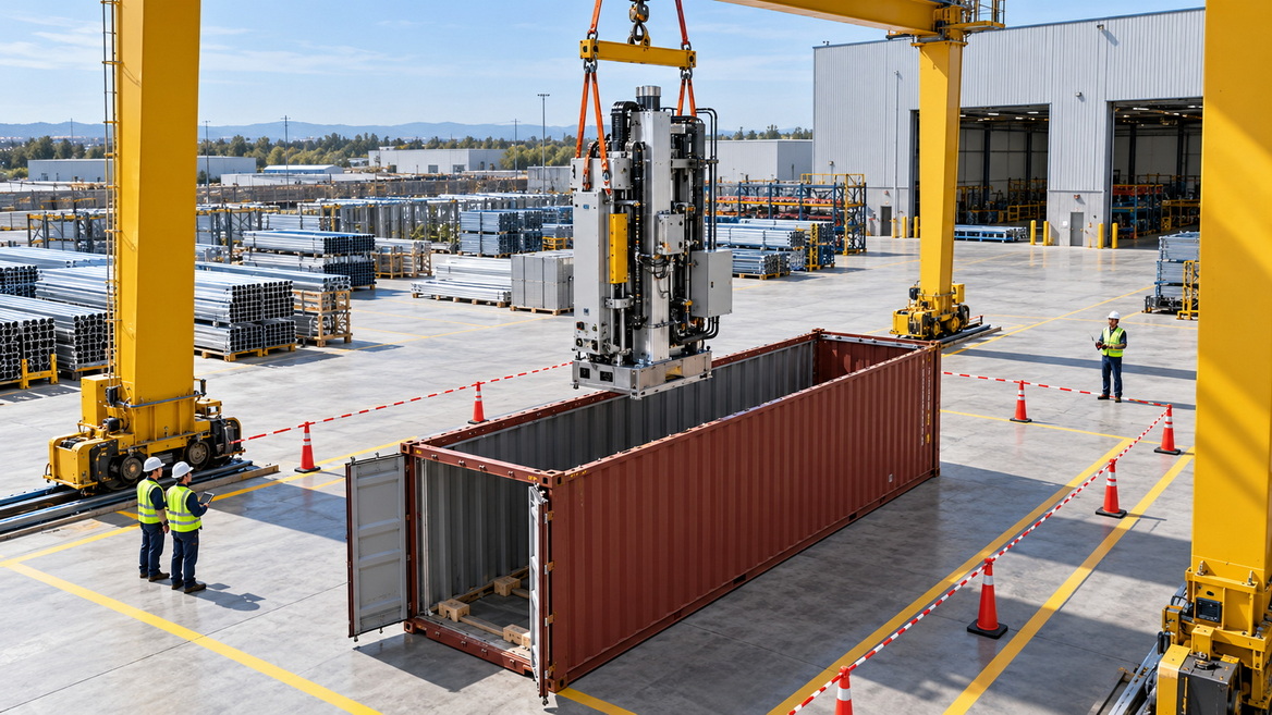 Open Top Machinery Loading Open Top Machinery Loading