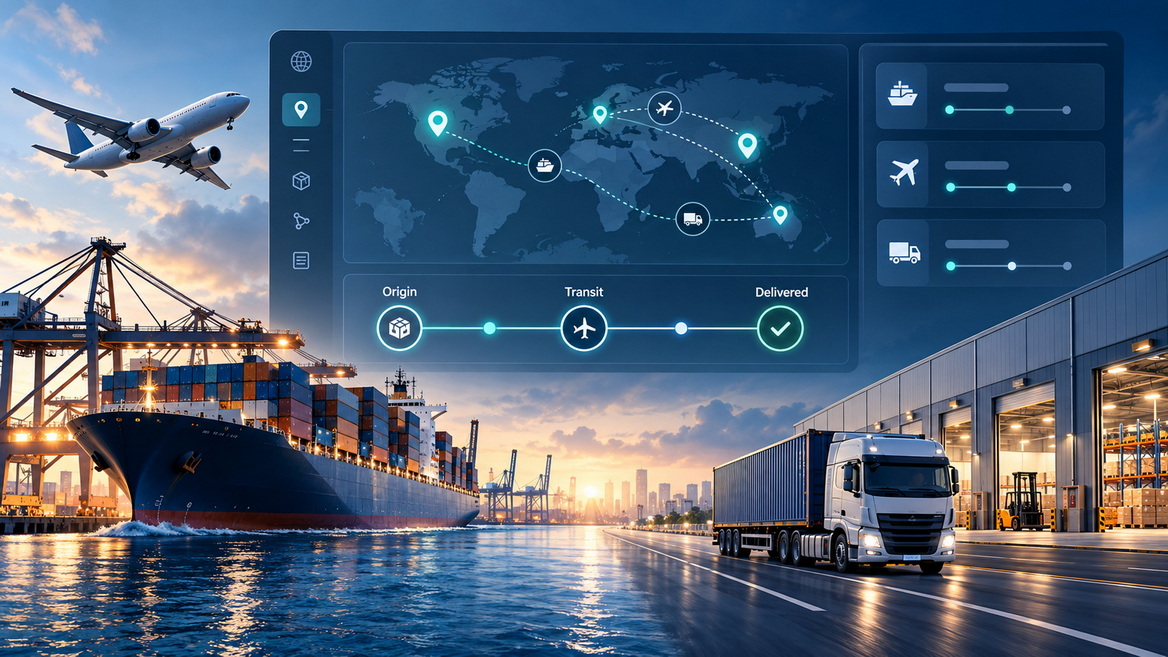 Connected Global Logistics Dashboard Connected Global Logistics Dashboard