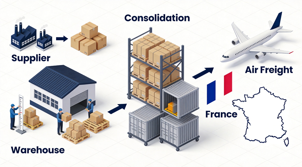 Air Freight Consolidation Process Air Freight Consolidation Process