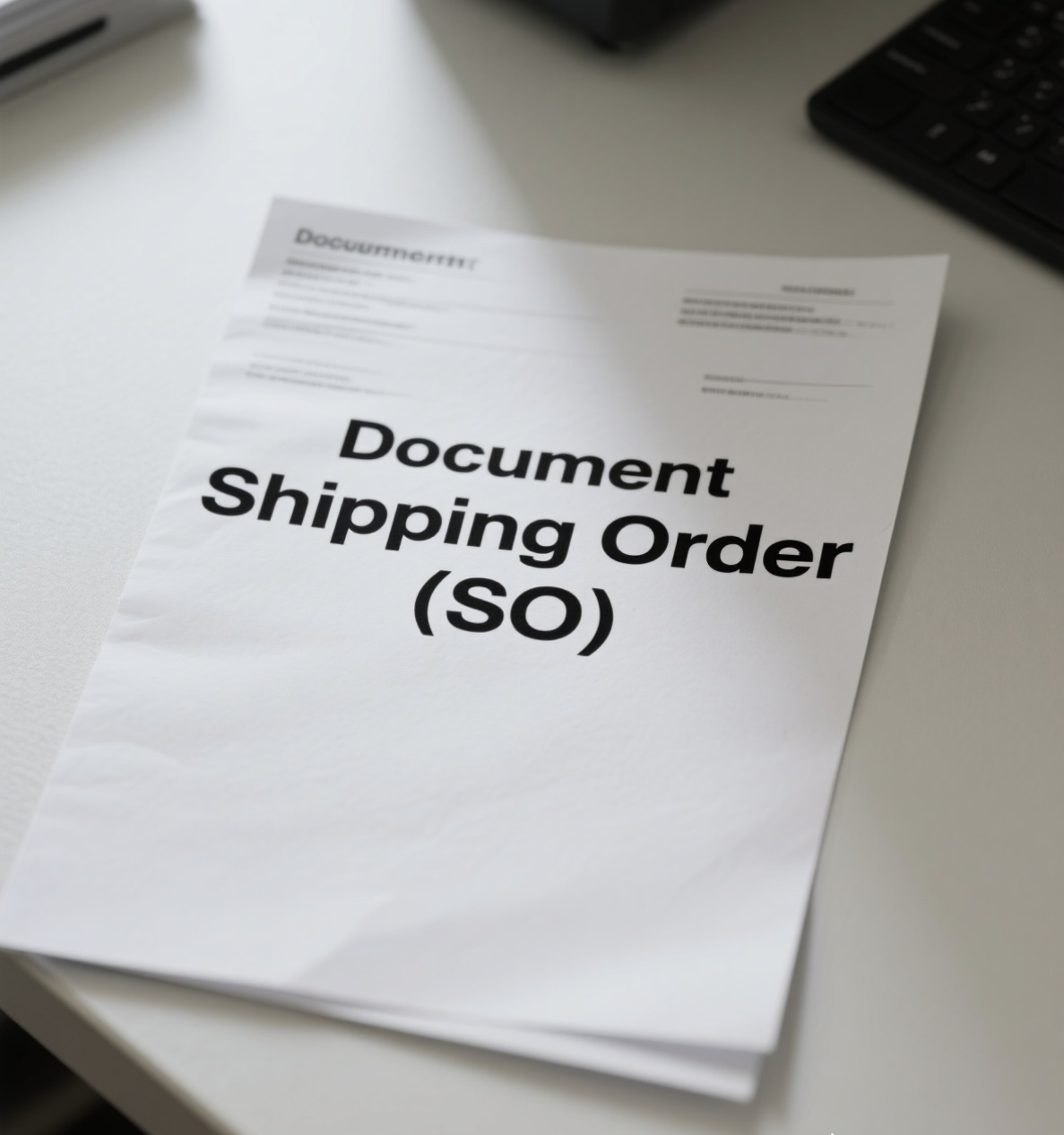 What Is a Shipping Order What Is a Shipping Order