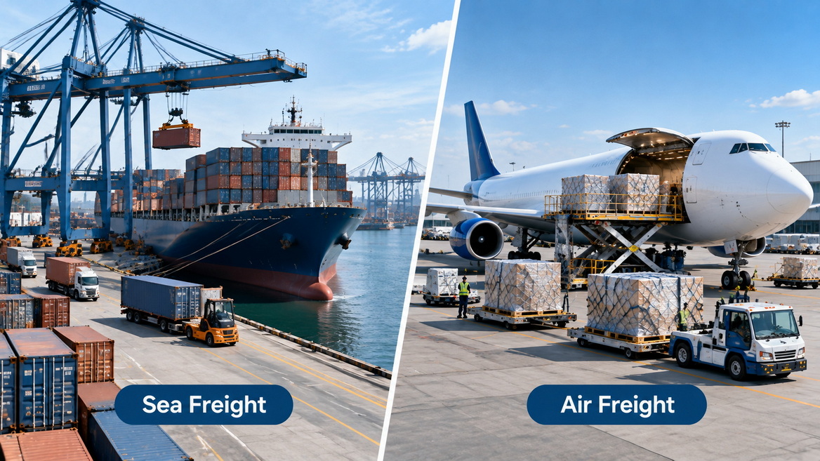 Sea Freight and Air Freight Options Sea Freight and Air Freight Options