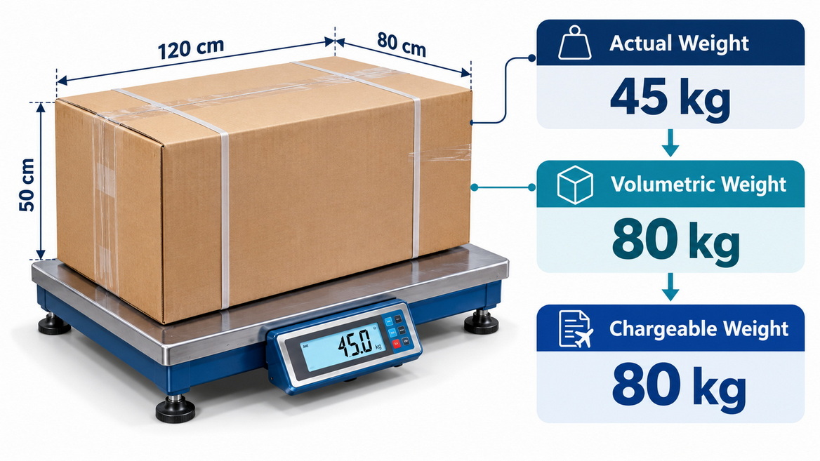 Actual Weight And Volumetric Weight Actual Weight And Volumetric Weight