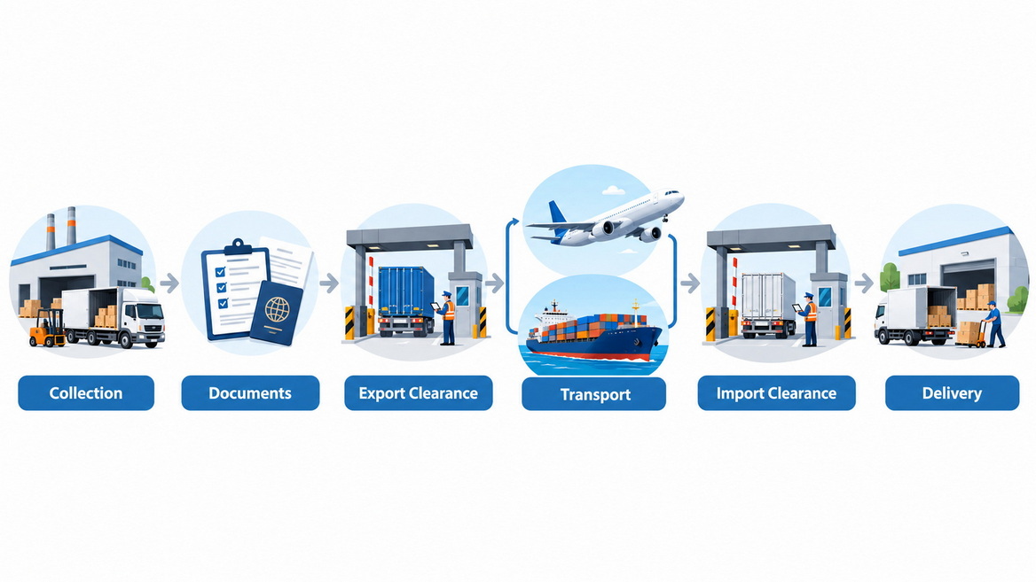 China Export Shipping Workflow China Export Shipping Workflow
