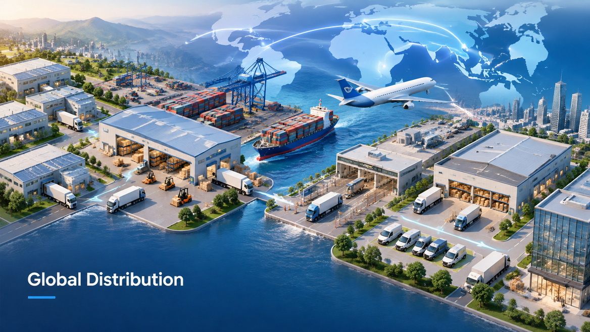 Global Distribution From China To Customers Global Distribution From China To Customers