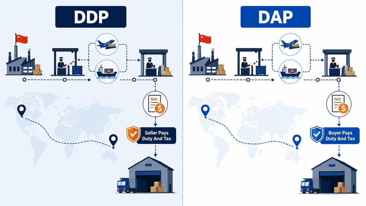 DDP And DAP Shipping Comparison DDP And DAP Shipping Comparison