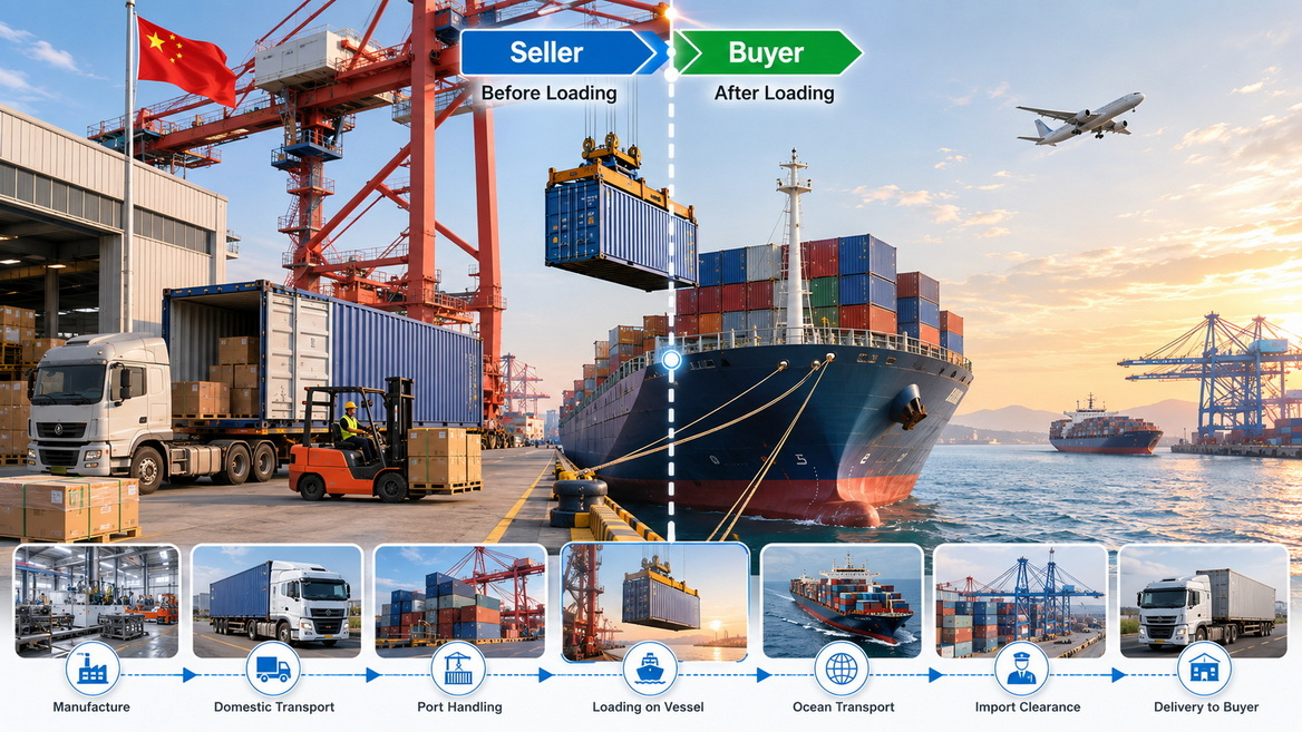 FOB Sea Freight Responsibility Transfer FOB Sea Freight Responsibility Transfer