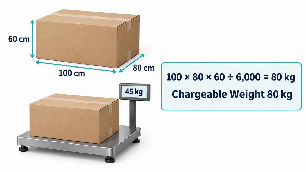 Air Freight Chargeable Weight Air Freight Chargeable Weight