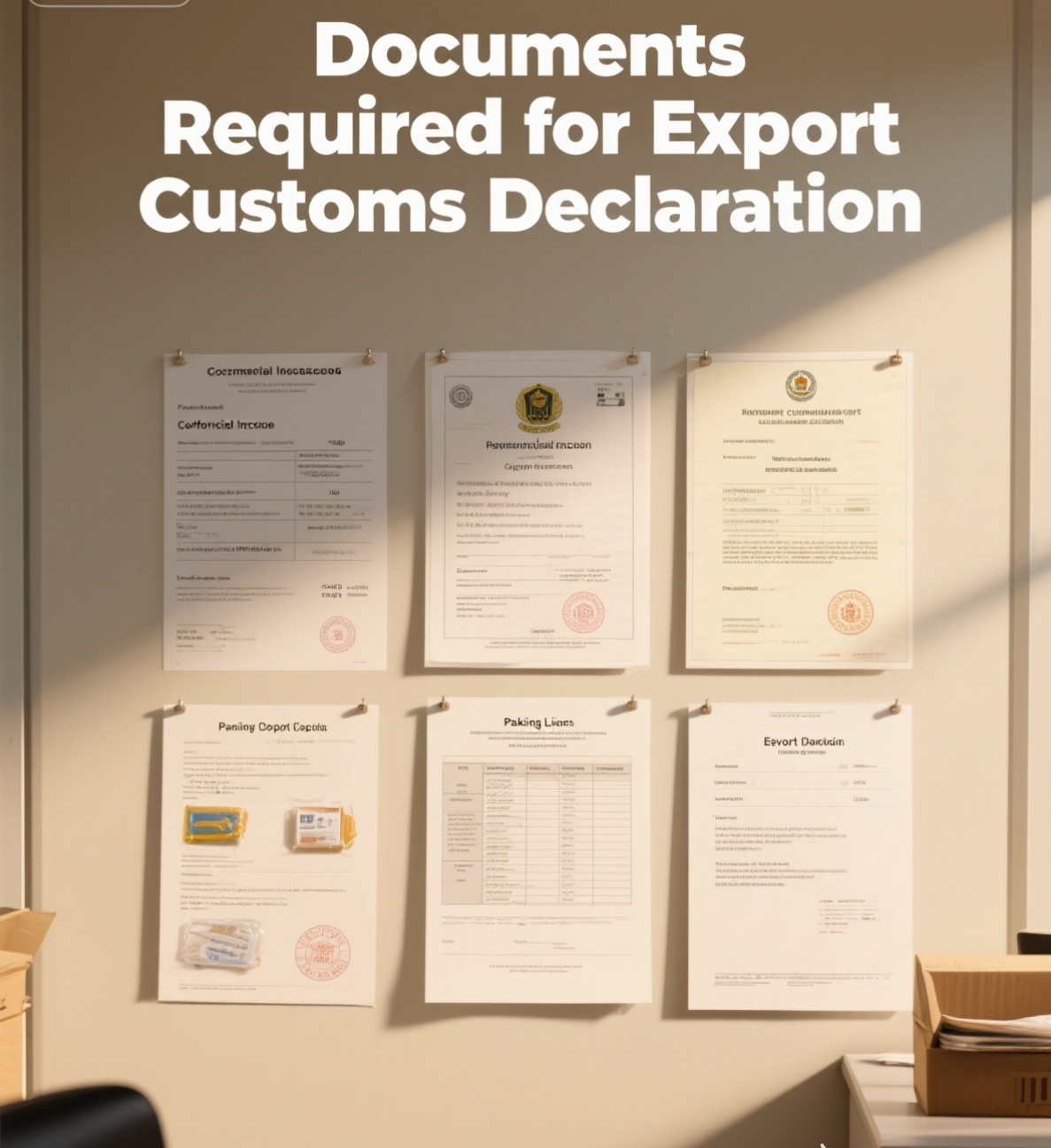Documents Required for Export Customs Declaration Documents Required for Export Customs Declaration