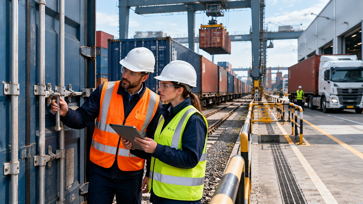 Rail Cargo Handover And Customs Verification Rail Cargo Handover And Customs Verification