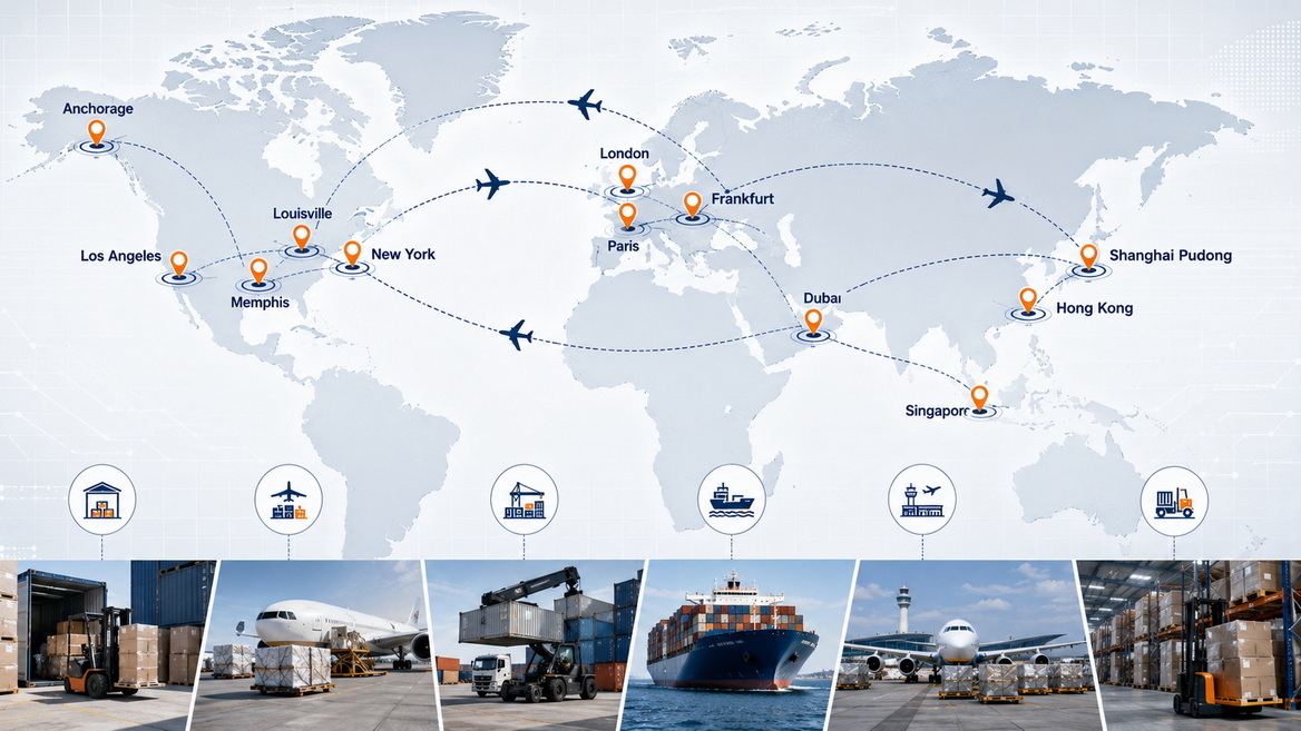 World Busiest Cargo Airports Map World Busiest Cargo Airports Map