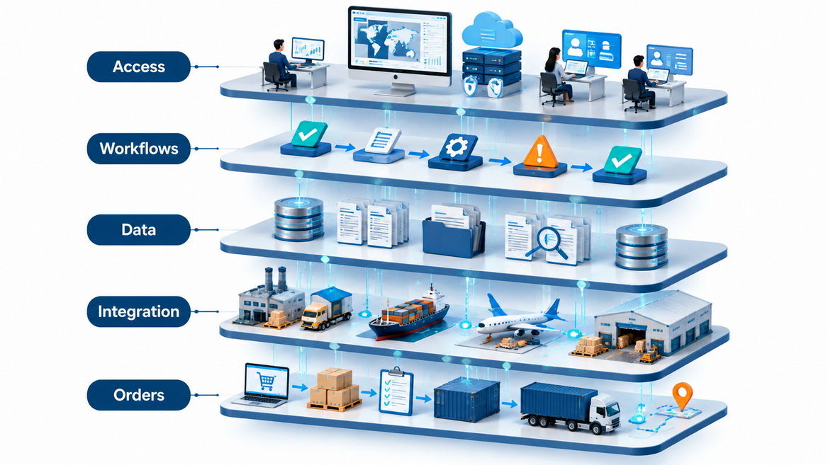 Five Layers Of Logistics System Architecture