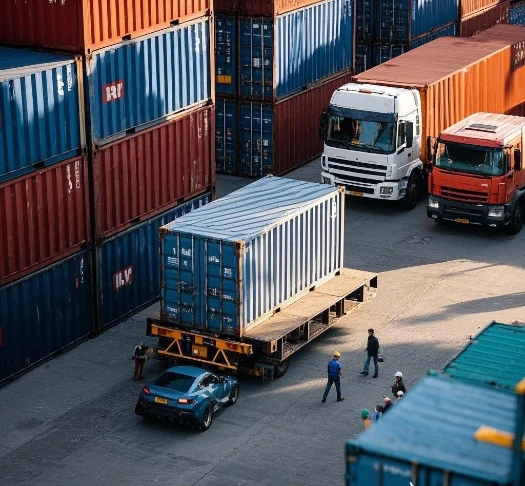 Container Rolled In International Logistics1