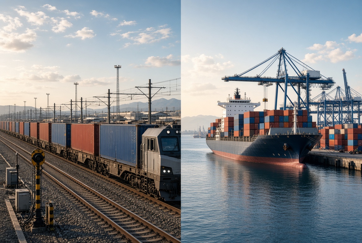 Railway Freight And Sea Freight Comparison Railway Freight And Sea Freight Comparison