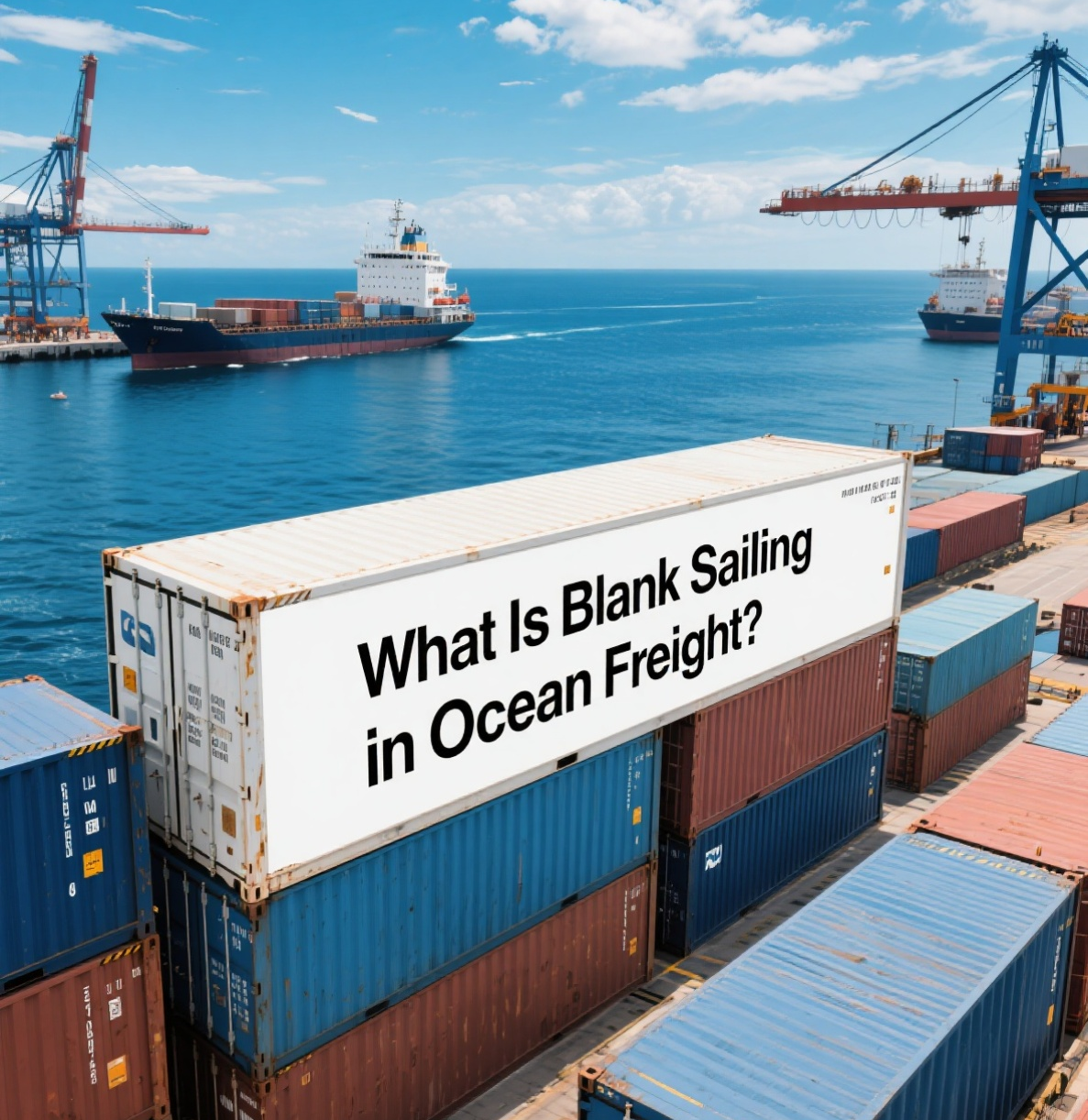 What Is Blank Sailing in Ocean Freight?