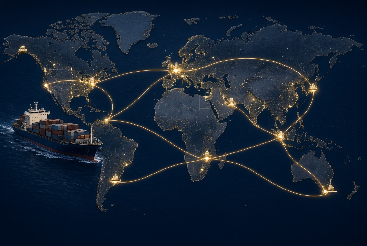 Global Ocean Freight Network