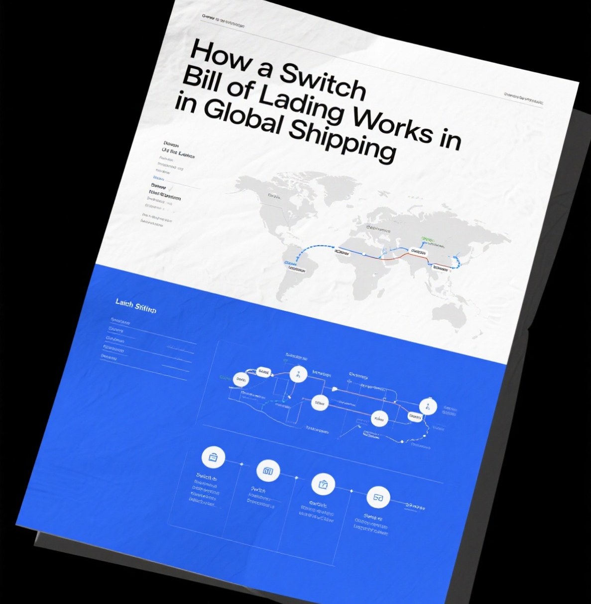 How A Switch Bill of Lading Works in Global Shipping