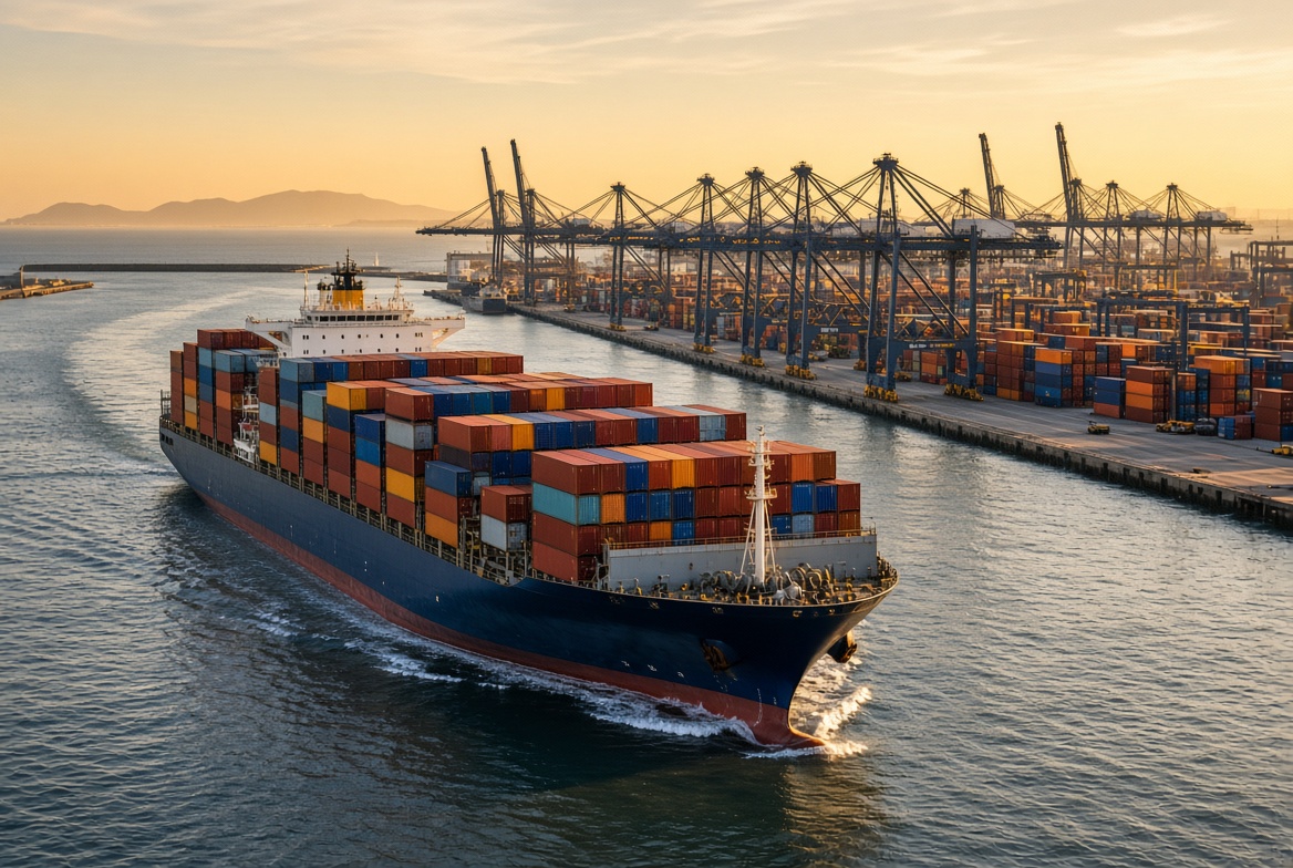 Sea Freight Container Journey