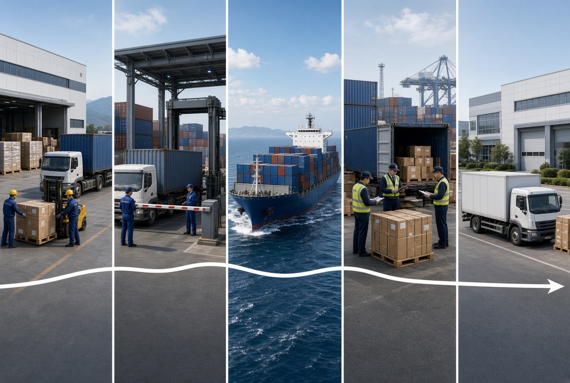 Door To Door Sea Freight Journey