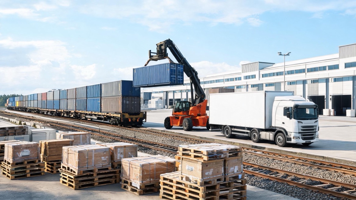Rail Freight Automotive Components Delivery Rail Freight Automotive Components Delivery
