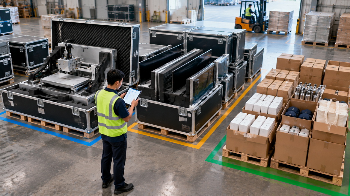 Exhibition Cargo Segmentation Before Shipping