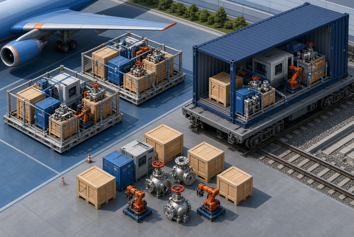 Industrial Equipment Transport Mode Comparison Industrial Equipment Transport Mode Comparison